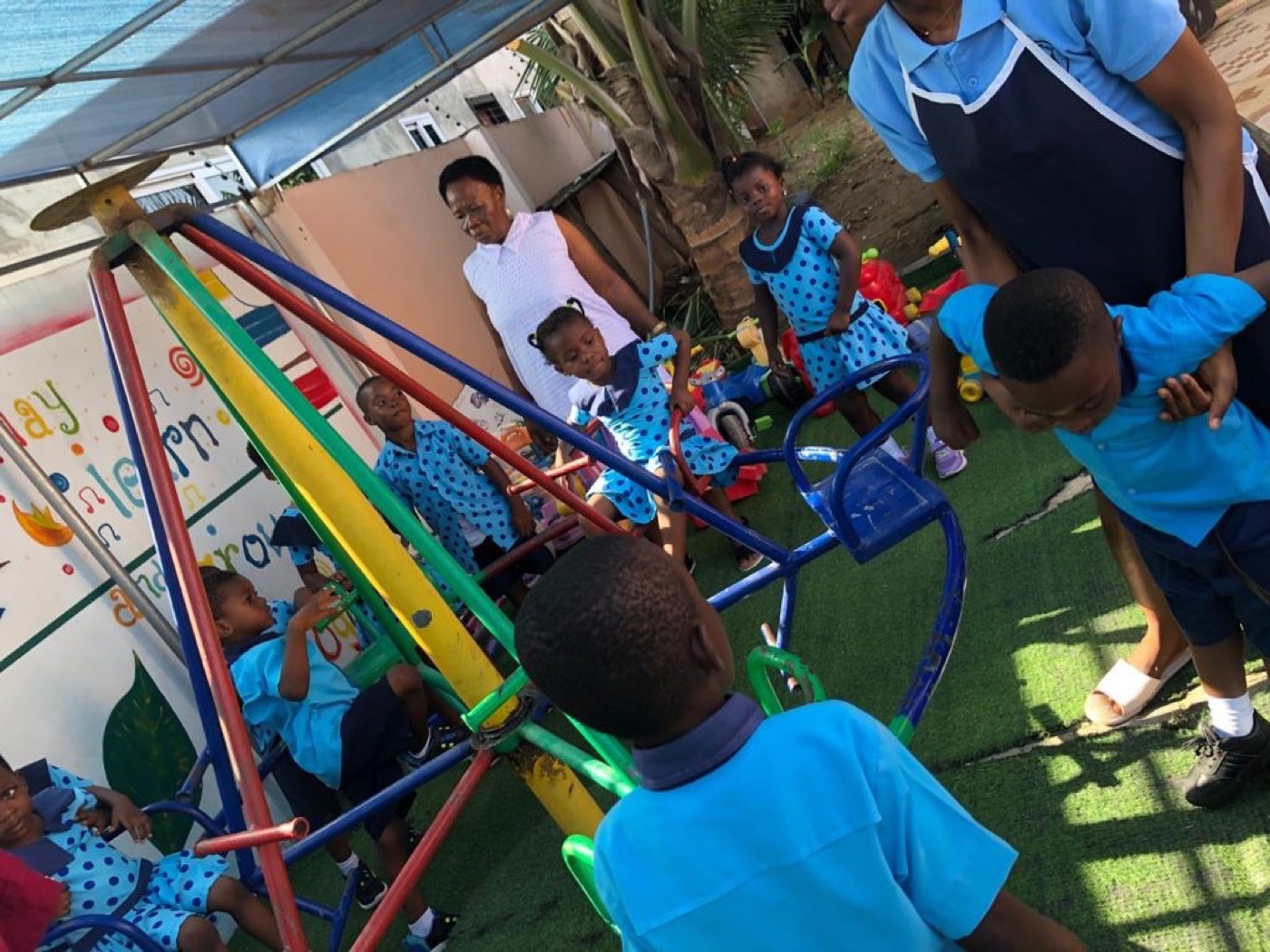 Playtime on the playground